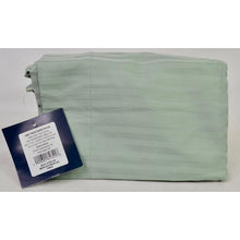 Load image into Gallery viewer, Fieldcrest Damask Stripe Euro Cotton Pillow Sham Green-Liquidation Store

