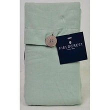 Load image into Gallery viewer, Fieldcrest Linen Hem Stitch 1 Piece Bed skirt - California King - Green
