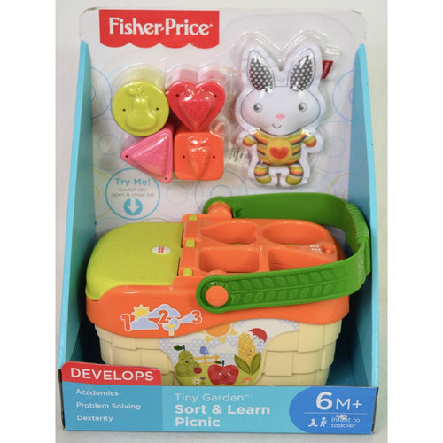 Fisher-Price Kids' Tiny Garden Sort and Learn Picnic Learning Toy