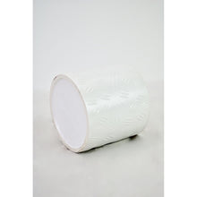 Load image into Gallery viewer, Flora Bunda Matte White Ceramic Planter With Wood Stand
