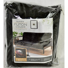 Load image into Gallery viewer, Futon Cover Queen - Black
