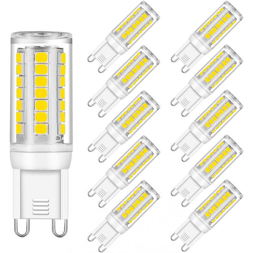 G9 10 Pack LED Dimmable 4W Daylight White Bulbs