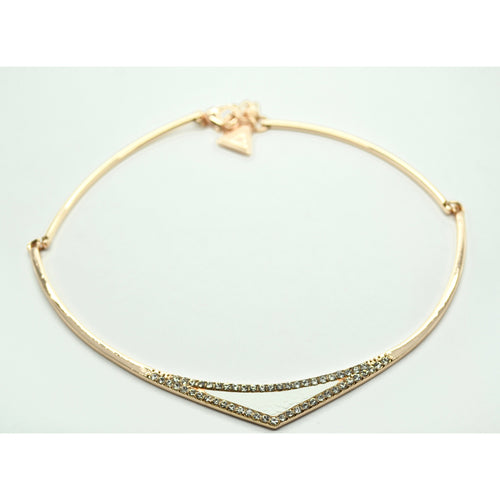 GUESS New York Hinged Collar Rose Gold Necklace