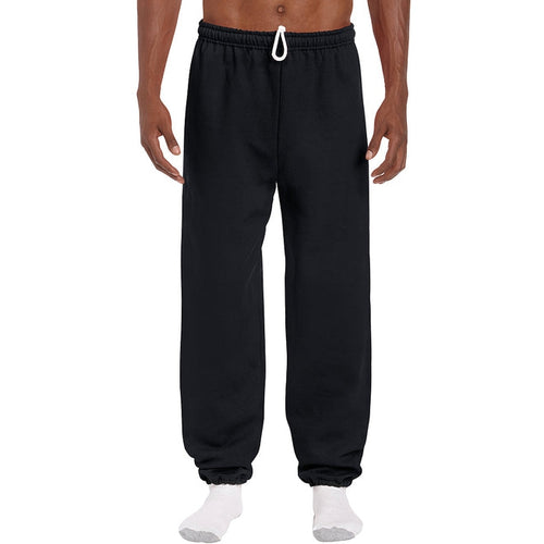 Gildan Smart Basics Men's Fleece Cuffed Bottom Sweatpants Black XL