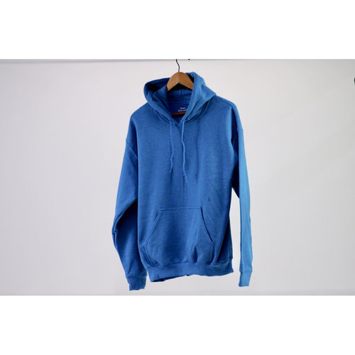 Gildan Smart Basics Mens Medium Pullover Fleece Hoodie Antique Sapphire
