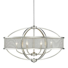 Load image into Gallery viewer, Golden Lighting Colson Linear Pendant in Pewter
