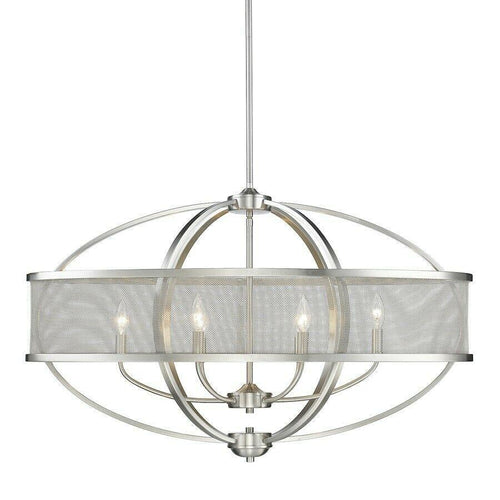 Golden Lighting Colson Linear Pendant in Pewter