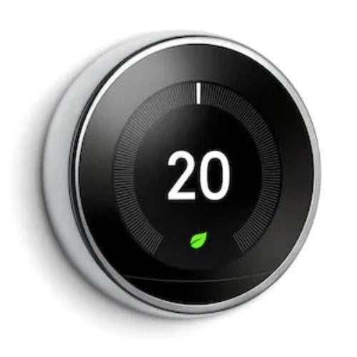 Google Nest Learning Thermostat (3rd Generation) - Stainless Steel