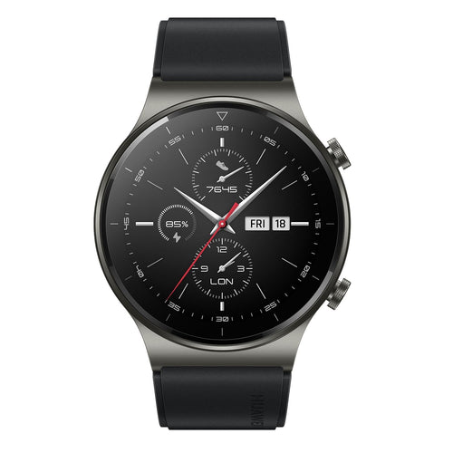 HUAWEI WATCH GT 2 Pro 46mm GPS, SpO2, 2-week Battery, Bluetooth Cal - Night Black