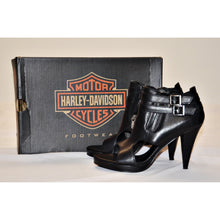 Load image into Gallery viewer, Harley-Davidson Jerri Leather High Heel Bootie Women Black 7
