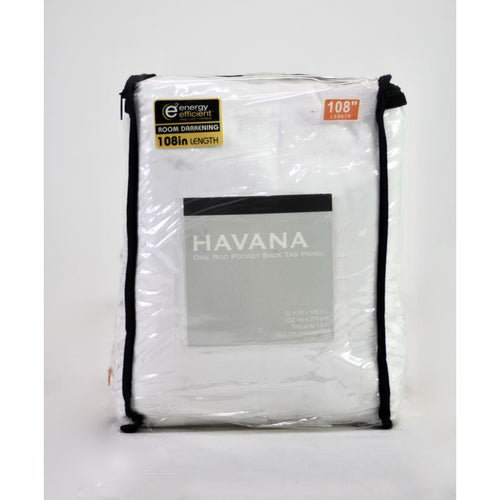 Havana Rod Pocket Back Tab Panel 108