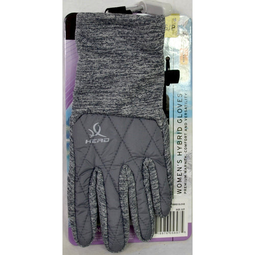 Head Girl's Junior Sensatec Gloves & Mittens Gray Medium, Ages 6-10