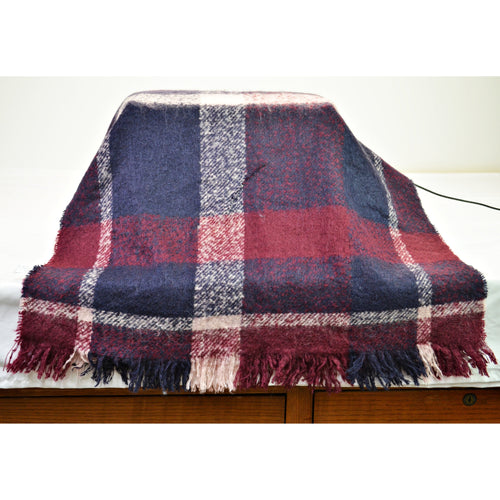 Hibou Blanket Shawl Navy-Blue Maroon Burgundy Dusty Rose