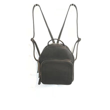 Load image into Gallery viewer, Hibou Faux Leather Mini Backpack Black
