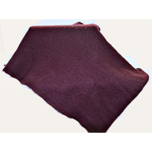 Hibou Women's Shawl One Size - Burgundy