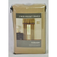 Load image into Gallery viewer, Hollandale 84-inch 2 Rod Pockets Curtain Panel 84&quot; Berry
