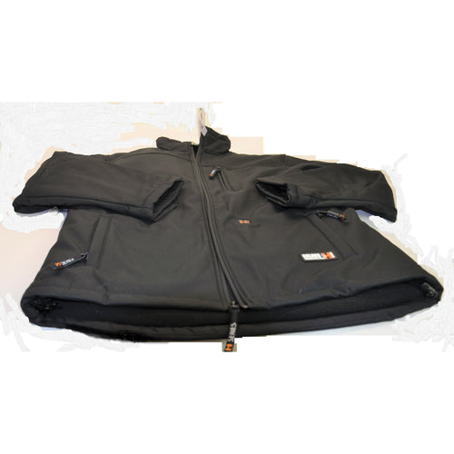 Holmes Workwear High-Visibility Heated Softshell Jacket Black M