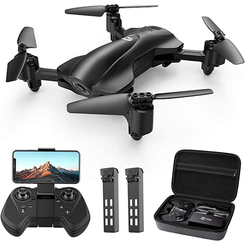 Holy Stone Foldable HS165 GPS FPV Drone with 2K HD Camera With Carrying Case