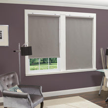 Load image into Gallery viewer, Home Basics Cordless Linen-Look Thermal Fabric Roller Shade
