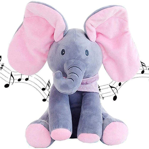Homtol Peek A Boo Elephant Plush Toy