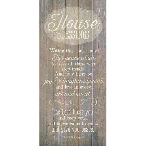 House Blessing Wood Plaque