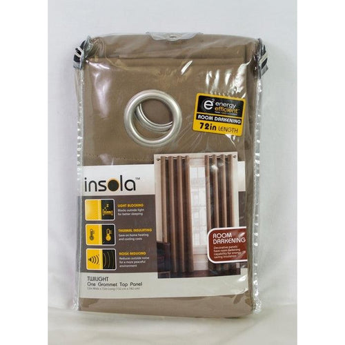 Insola Twilight Grommet Top Curtain Panel 72