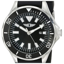 Load image into Gallery viewer, Invicta Watch Men&#39;s Black Dial Black Leather Strap
