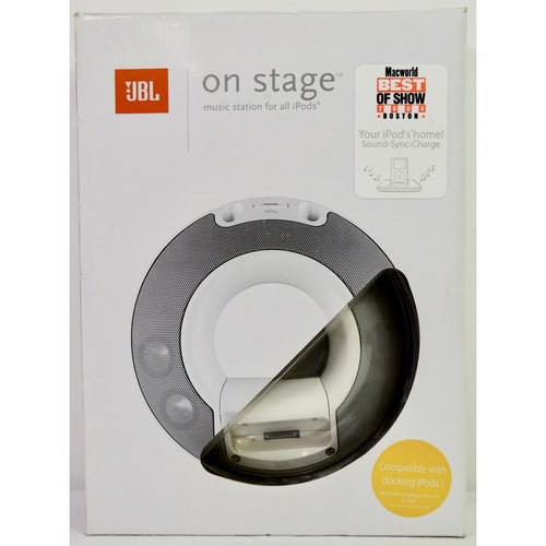 JBL On Stage Music Station for All iPods in White