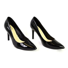 Load image into Gallery viewer, Jessica Sharon Patent Leather Black Heel Size 8M
