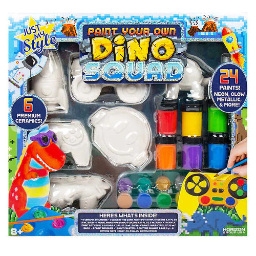 Just My Style Paint Your Own Dino Art Kit