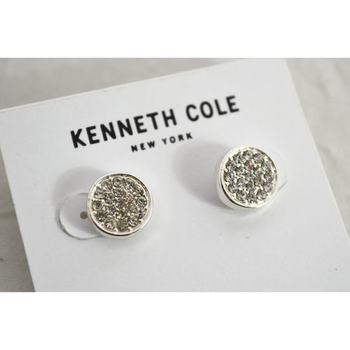 KENNETH COLE New York Round Sparkle Earrings