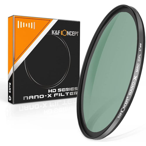 K&F Concept Nano-X MRC Series 67mm CPL Filter HD