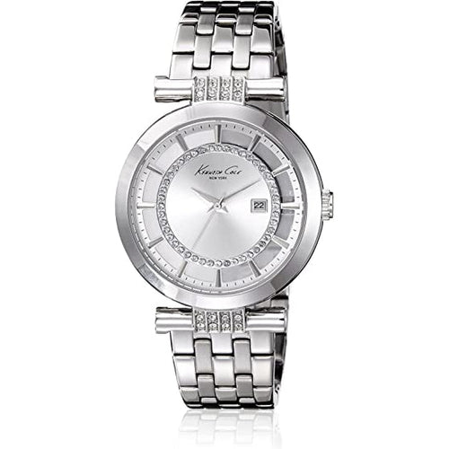 Kenneth Cole 10021103 Women's Transparency Analog Watch - Silver