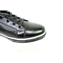 Load image into Gallery viewer, Kenneth Cole New York Perforated Sneakers-8.5-Black
