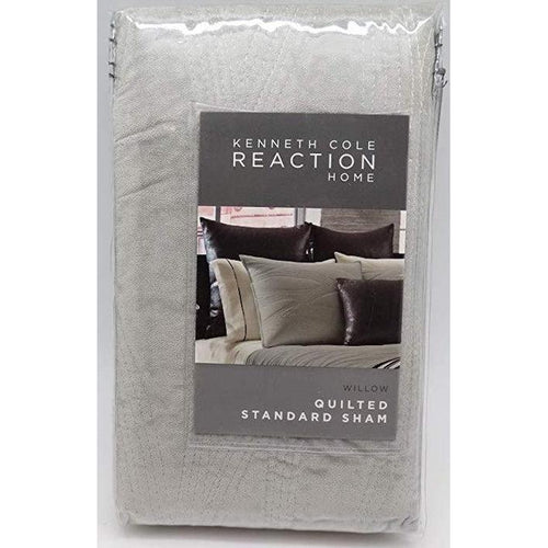 Kenneth Cole Reaction Home Willow Quilted Standard Sham - Dove Grey