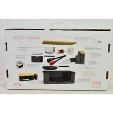 Load image into Gallery viewer, Kitchen in a Box 14Pc Cookware Set - Black
