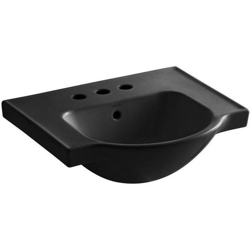 Kohler Veer Ceramic 21 Pedestal Bathroom Sink w/ Overflow