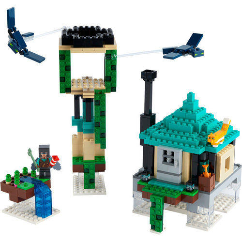 LEGO Minecraft, The Sky Tower 21173 - 565 Pieces w/ Phantoms, Pilot & Cat