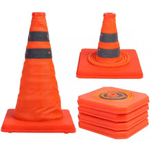Load image into Gallery viewer, LY-M Safety Cones Multi Purpose Collapsible 2Pk 15&quot;
