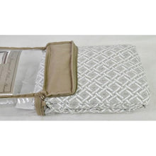 Load image into Gallery viewer, LaMont Home Woven Jacquard Sham Grey/White Standard
