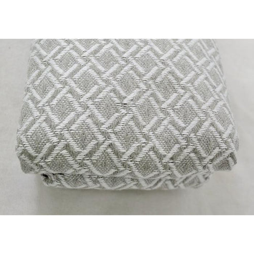 LaMont Home Woven Jacquard Sham Grey/White Standard