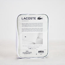 Load image into Gallery viewer, Lacoste Set 2 Pillowcase Geo Compass Cameo Green King

