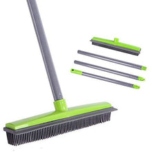 Load image into Gallery viewer, Land Hope Extra Long Rubber Bristle Pet Broom, 54&quot; (Telescopic)
