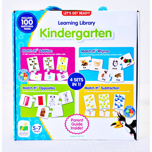 Let's Get Ready! Learning Library Kindergarten 4 in 1