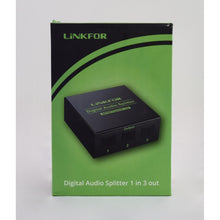 Load image into Gallery viewer, LiNKFOR 1 x 3 Port Digital Audio Splitter-Liquidation Store
