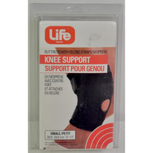 Load image into Gallery viewer, Life Knee Support Black Small 12-13&quot;
