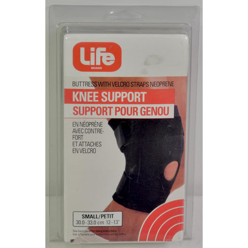 Life Knee Support Black Small 12-13