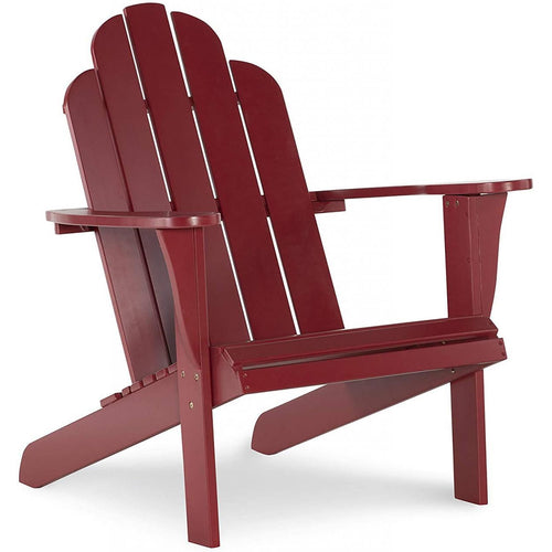 Linon Adirondack Chair Red