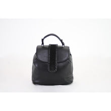 Load image into Gallery viewer, Little Burgundy Mini Backpack Purse Black
