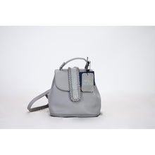 Load image into Gallery viewer, Little Burgundy Mini Backpack Purse Grey
